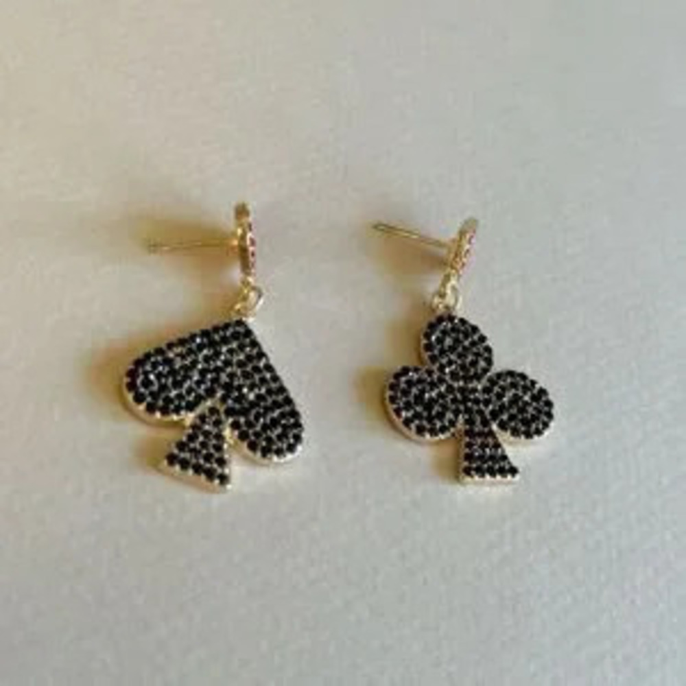 Playing?Card Earrings?N1668